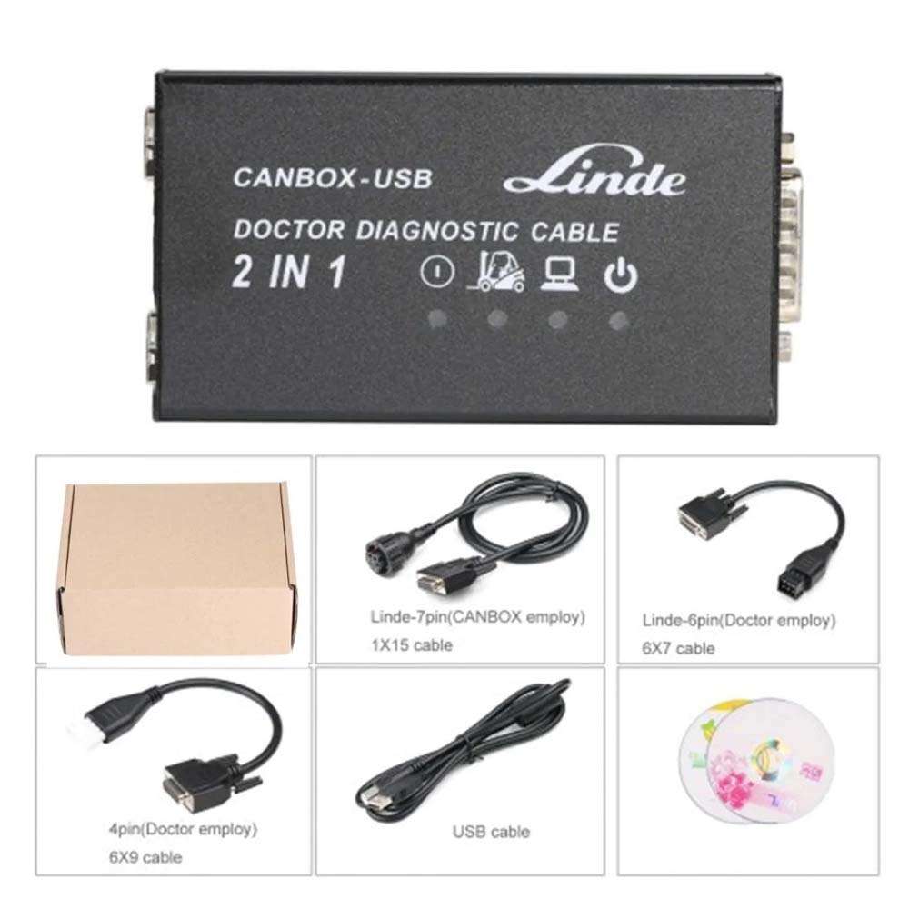 4718_P_1725871313143.jpg Linde Canbox and Doctor Diagnostic Cable USB ScanTool 2 in 1 V2016 Truck Scanner – Image 1