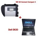 V2026.03 MB SD Connect Compact 4 Star DOIP Diagnosis with DELL D630 Laptop 4GB Memory Support Offline Programming