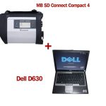 V2026.03 MB SD Connect Compact 4 Star DOIP Diagnosis with DELL D630 Laptop 4GB Memory Support Offline Programming