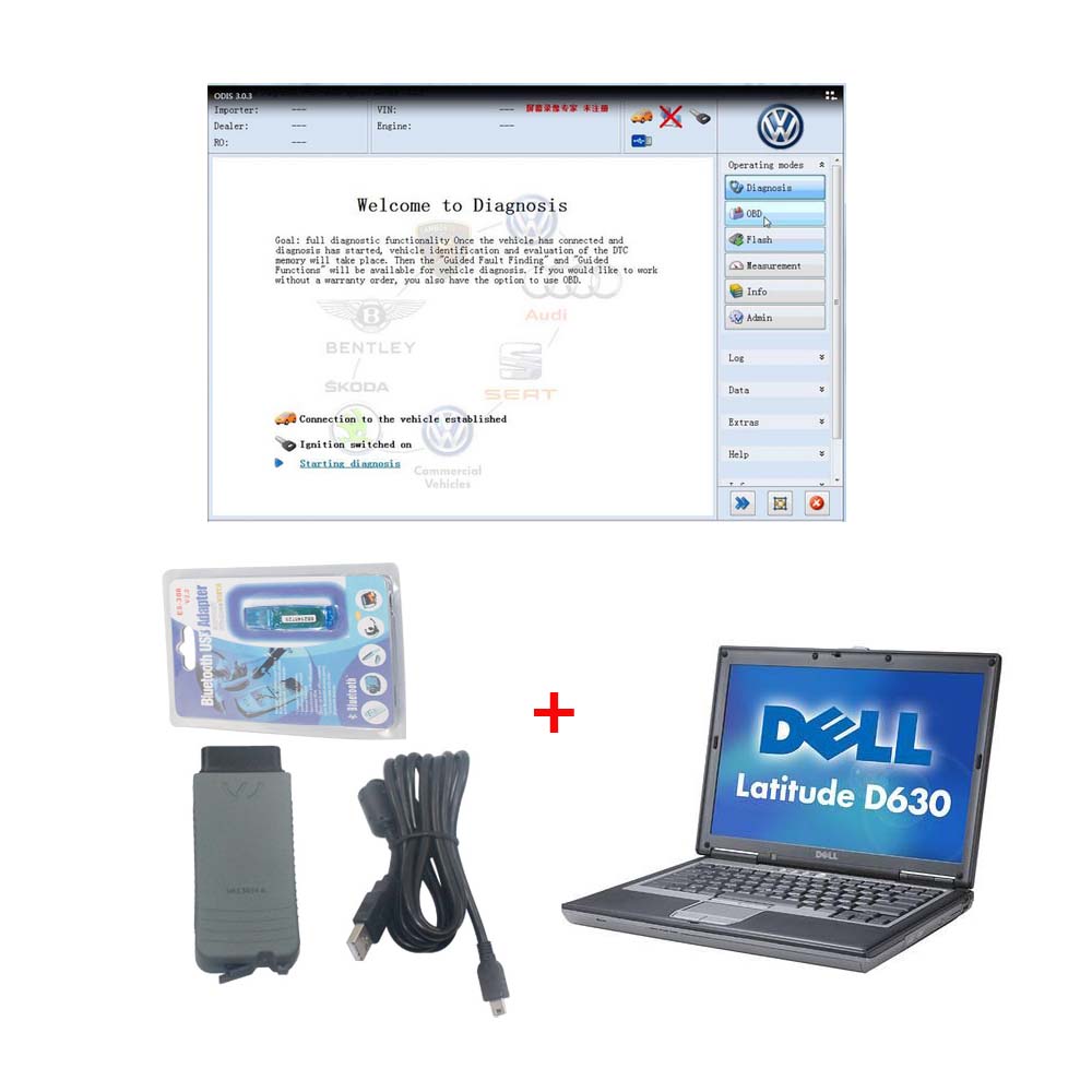 5258_P_1484117854211.jpg VAS 5054A With OKI Chip VW ODIS V7.21 or V5.1.6 Plus Dell D630 laptop ready to Use – Image 1