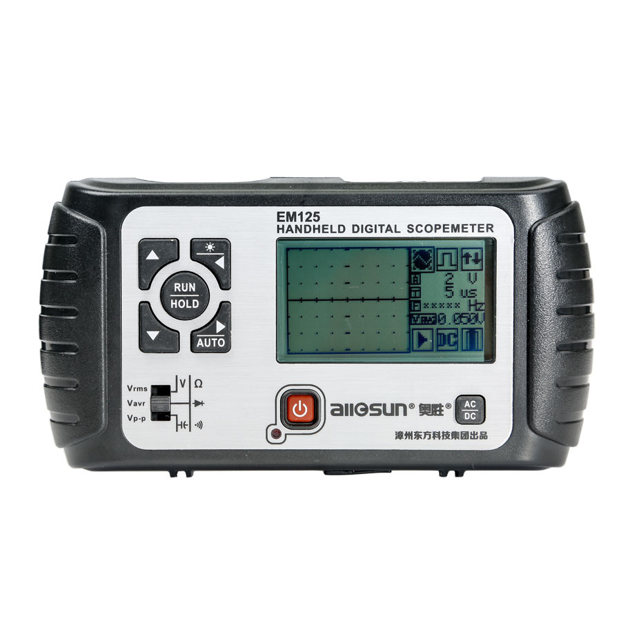 6853_P_1539329598224.jpg All-sun 25MHz 100MSa/s Digital 2in1 Handheld Portable Oscilloscope+Multimeter Single Channel Waveform USB LCD Backlight - Image 1