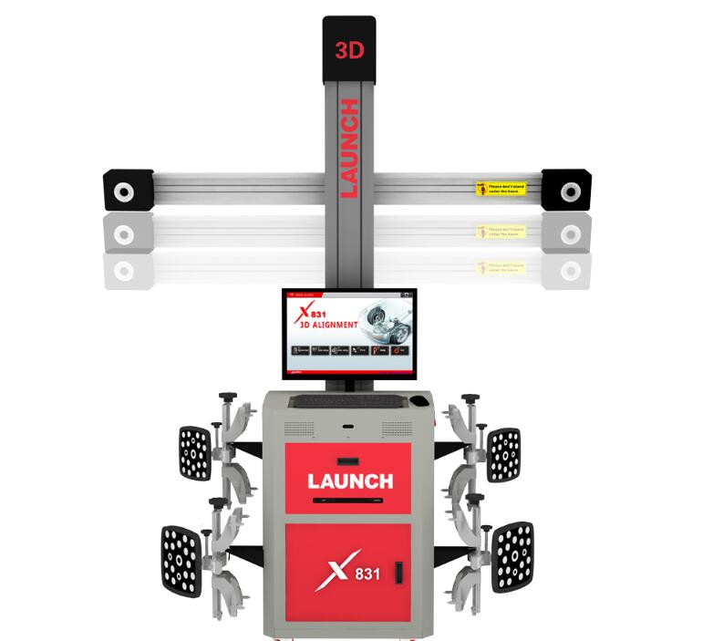 6868_P_1545986208299.jpg LAUNCH X831S+ X831 Plus 3D Wheel Aligner 4-Post Car Alignment Lifts Platform Supports Multi-language UNICODE – Image 1