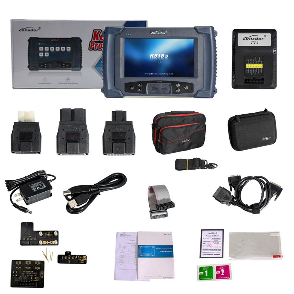 6915_P_1554865770345.jpg Lonsdor K518S Key Programmer Plus Lonsdor LKE Smart Key Emulator 5 in 1 Supports VW 4th&5th IMMO and BMW FEM/BDC - Image 1