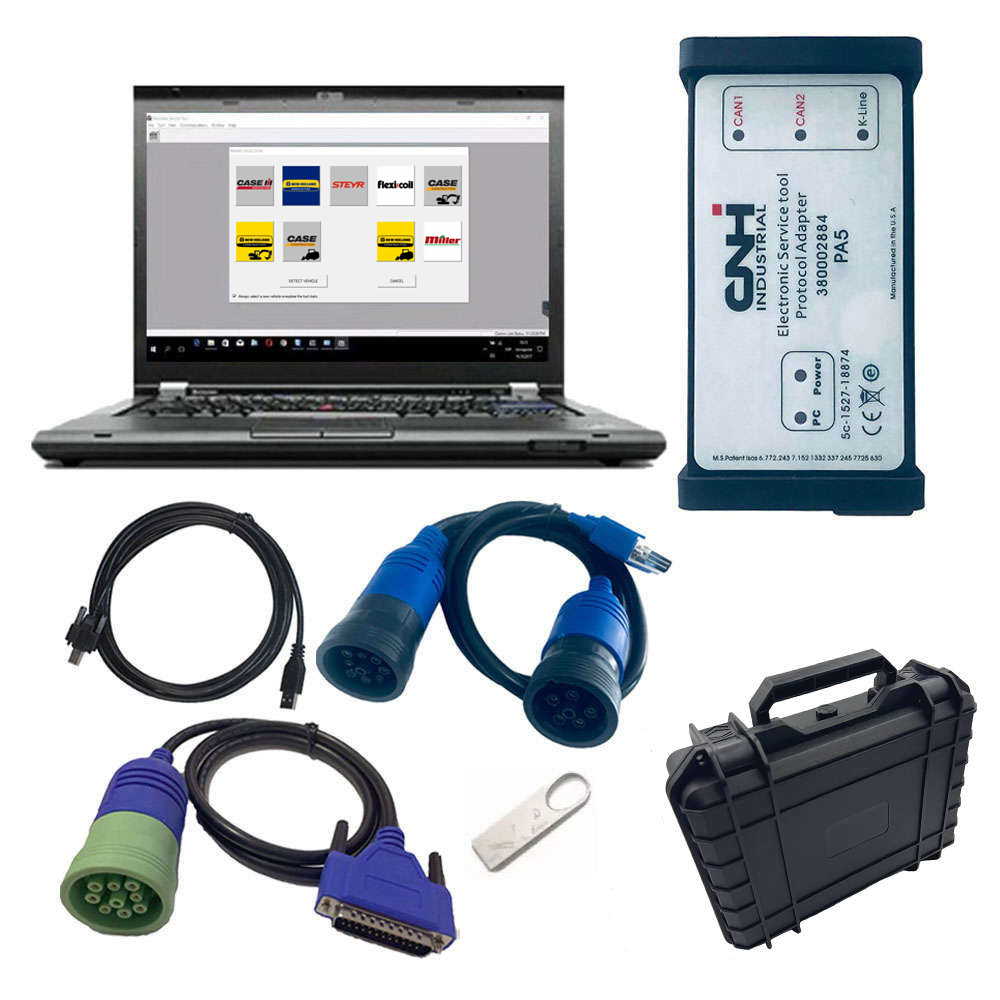 6941_P_1743045964642.jpg New Holland Electronic Service Tools CNH Kit Diagnostic Tool (CNH EST 9.14/8.6) Plus Lenovo T420 Laptop - Image 1