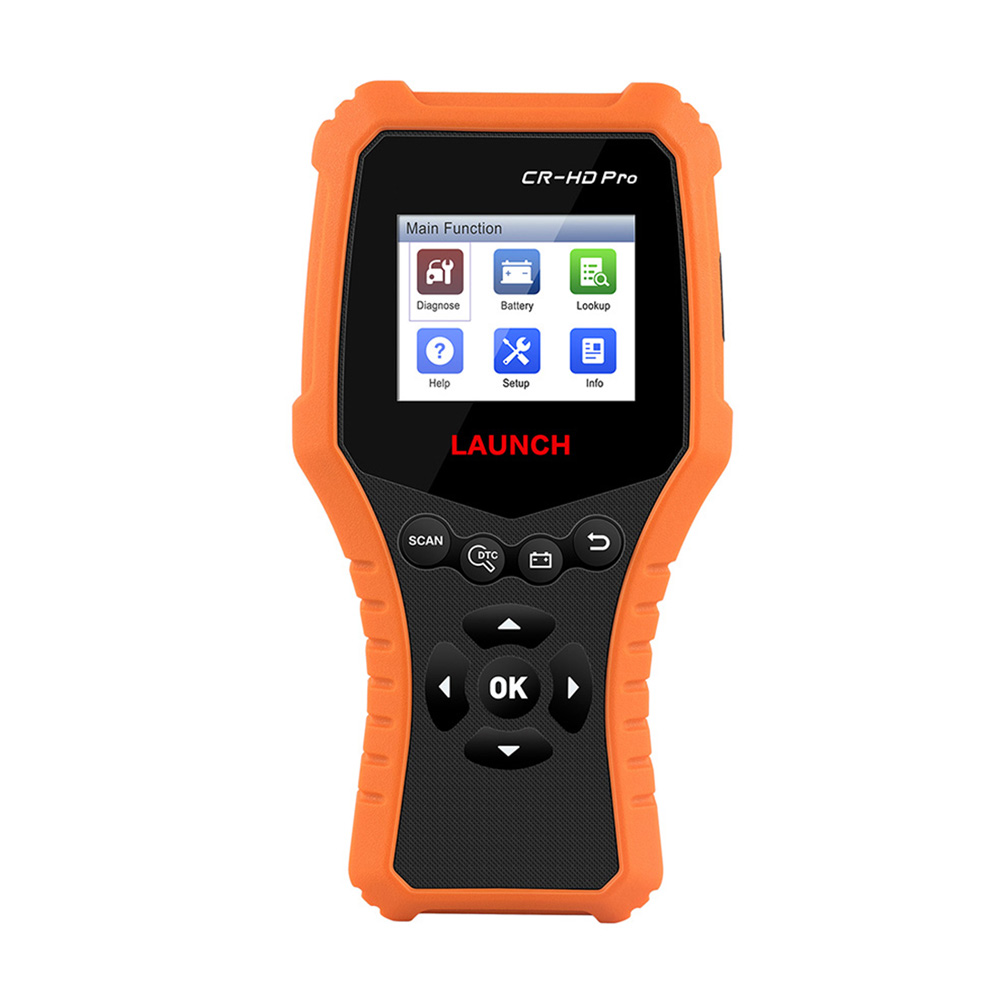 6976_P_1564646547011.jpg LAUNCH CR-HD Pro Car and Truck OBD2 HOBD Code Reader Scanner support 12V/24V multi-language - Image 1
