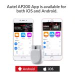Autel AP200 Bluetooth OBD2 Scanner Code Reader Full Systems Diagnoses AutoVIN TPMS IMMO Family DIYers