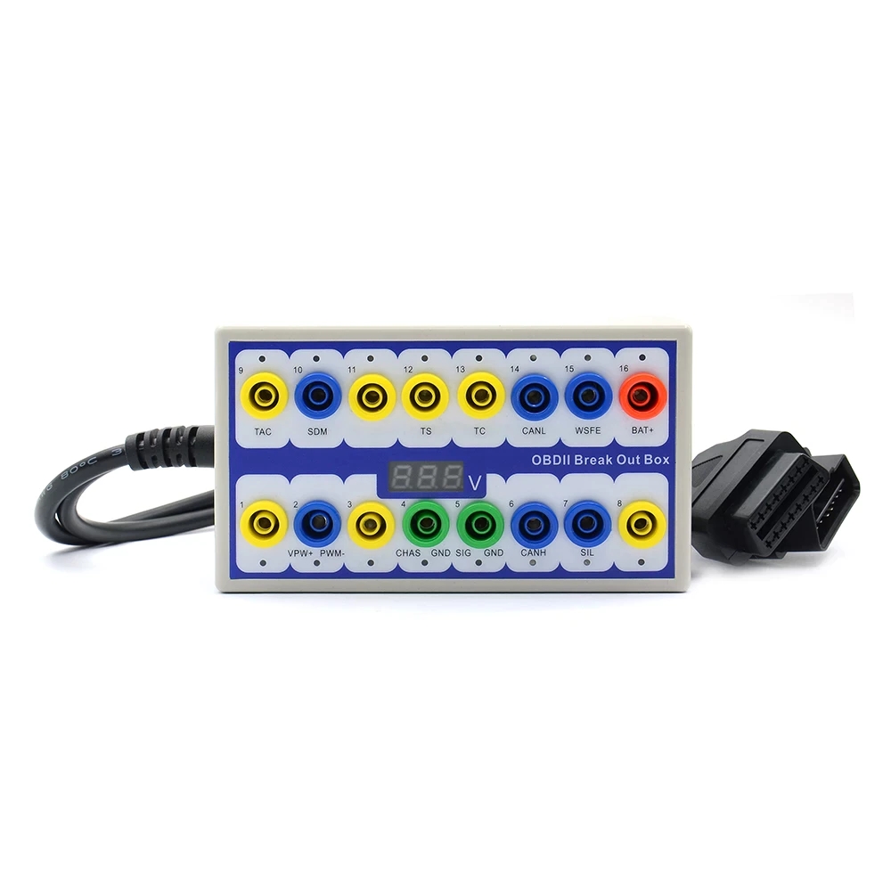 7164_P_1623030618268.jpg OBDII Protocol Detector & Break Out Box OBD2 CAN Data Link Signal Diagnostic Tool – Image 1