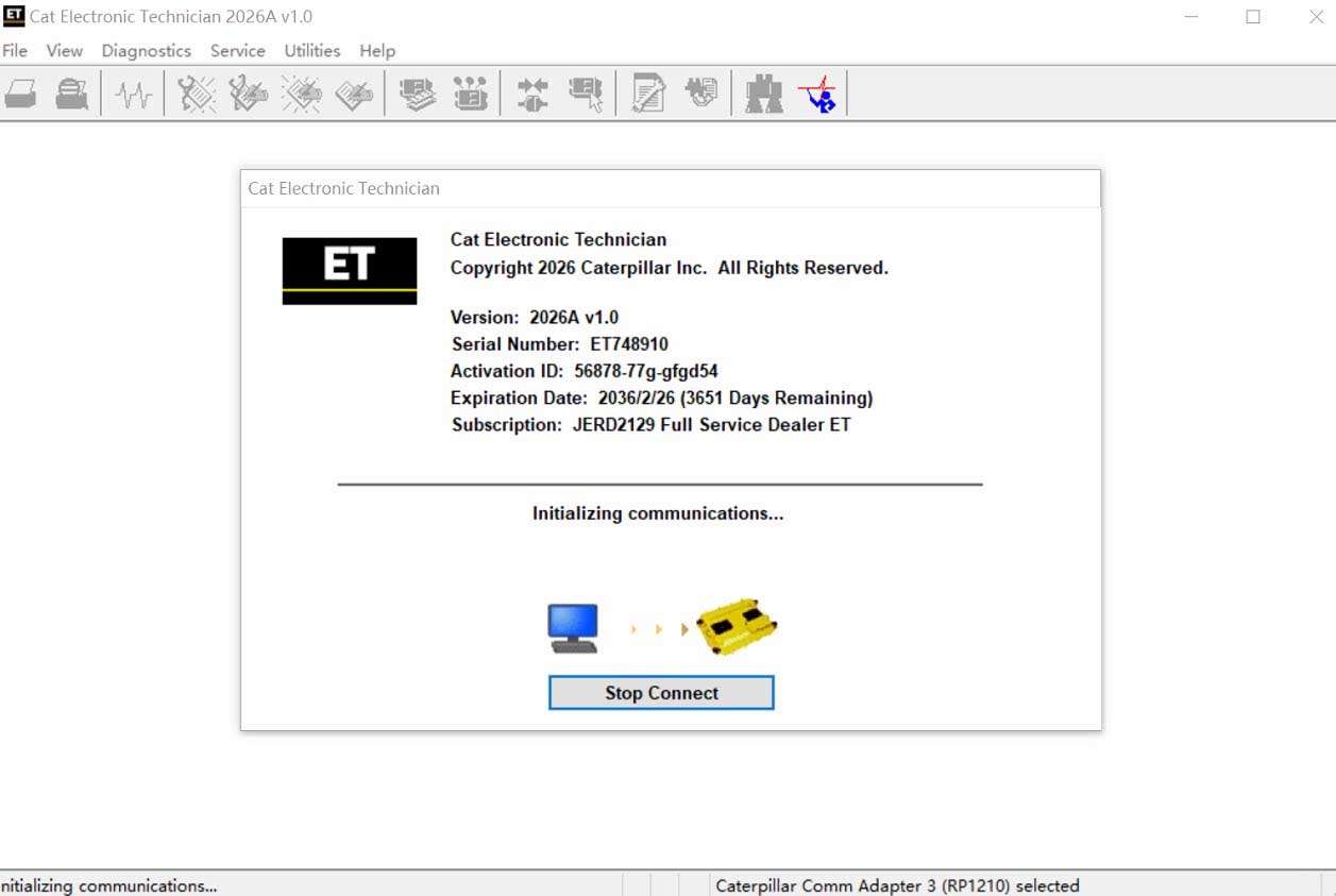 7198_P_1773044195803.jpg Latest Version Cat Caterpillar ET 2026A Electronic Technician Diagnostic Software With 1 Time Free Activation - Image 1