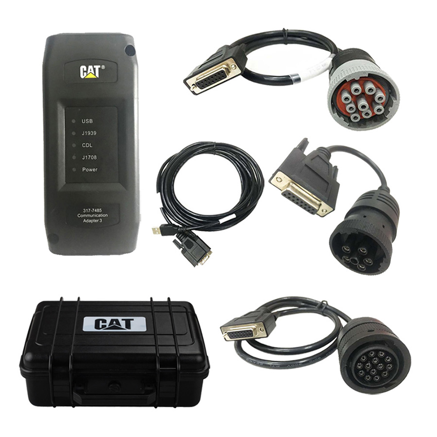 7201_P_1689749999421.jpg CAT Caterpillar ET 2026A/2019C Diagnostic Adapter III Cat Communication Adapter 3 (Real Caterpillar ET3) - Image 1