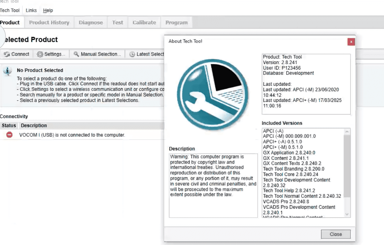 7212_P_1769076248513.png 2025 For Volvo Premium Tech Tool PTT 2.8.241 Software+Devtool+APCI+ Plus Installation & Activation Service - Image 1
