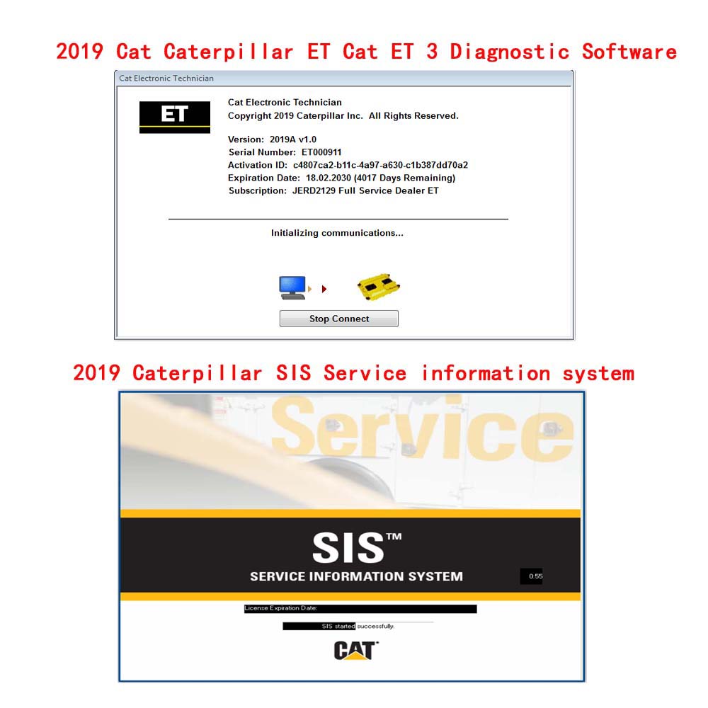 7221_P_1638773674508.jpg 2019 Cat ET 3 Caterpillar ET Diagnostic Software Plus 2019 Caterpillar SIS Service Information System – Image 1