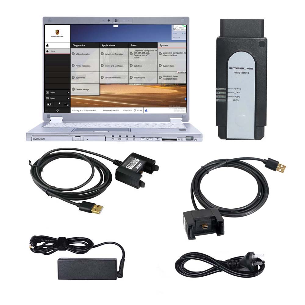 7244_P_1691137668908.jpg Porsche Piwis3 PT3G-VCI V44.800.022 + V38.250 Plus Panasonic CF-MX5 i5 6300U Laptop - Image 1