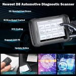 XTOOL D8 Professional Automotive Scan Tool Bi-Directional OBD2 Car Diagnostic Scanner, ECU Coding, 38+ Services - Image 4