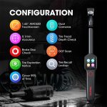Autel MaxiTPMS TBE200E Tire Brake Examiner 2022 Newest Laser Tire Tread Depth Brake Disc Wear 2in1 Tester Work with ITS6 - Image 2