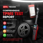Autel MaxiTPMS TBE200E Tire Brake Examiner 2022 Newest Laser Tire Tread Depth Brake Disc Wear 2in1 Tester Work with ITS6 - Image 4