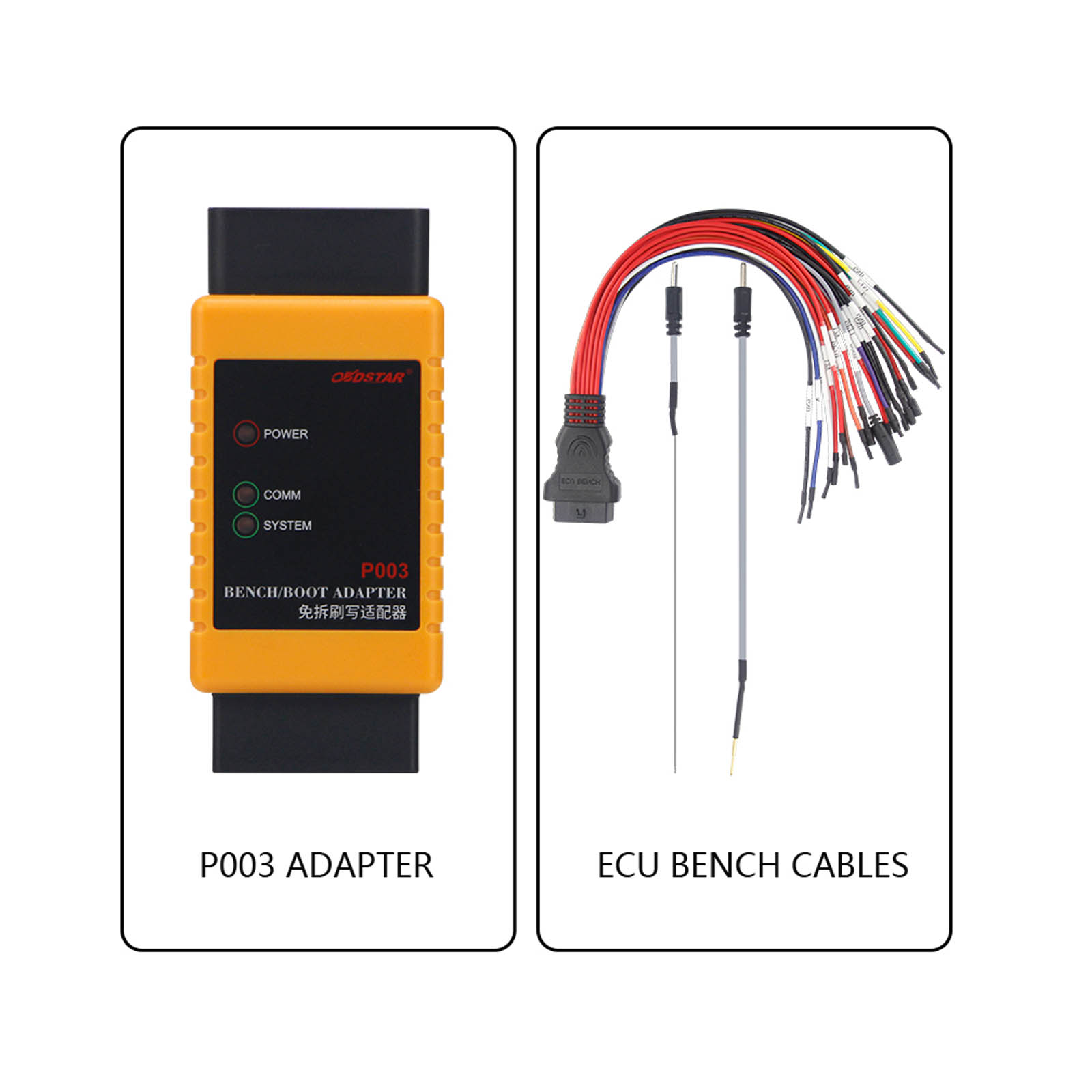 7298_P_1661328302864.jpg OBDSTAR P003 Bench/Boot Adapter Kit for ECU CS PIN Reading with OBDSTAR IMMO Series Tablets X300 DP, X300 Pro4 and X300 – Image 1