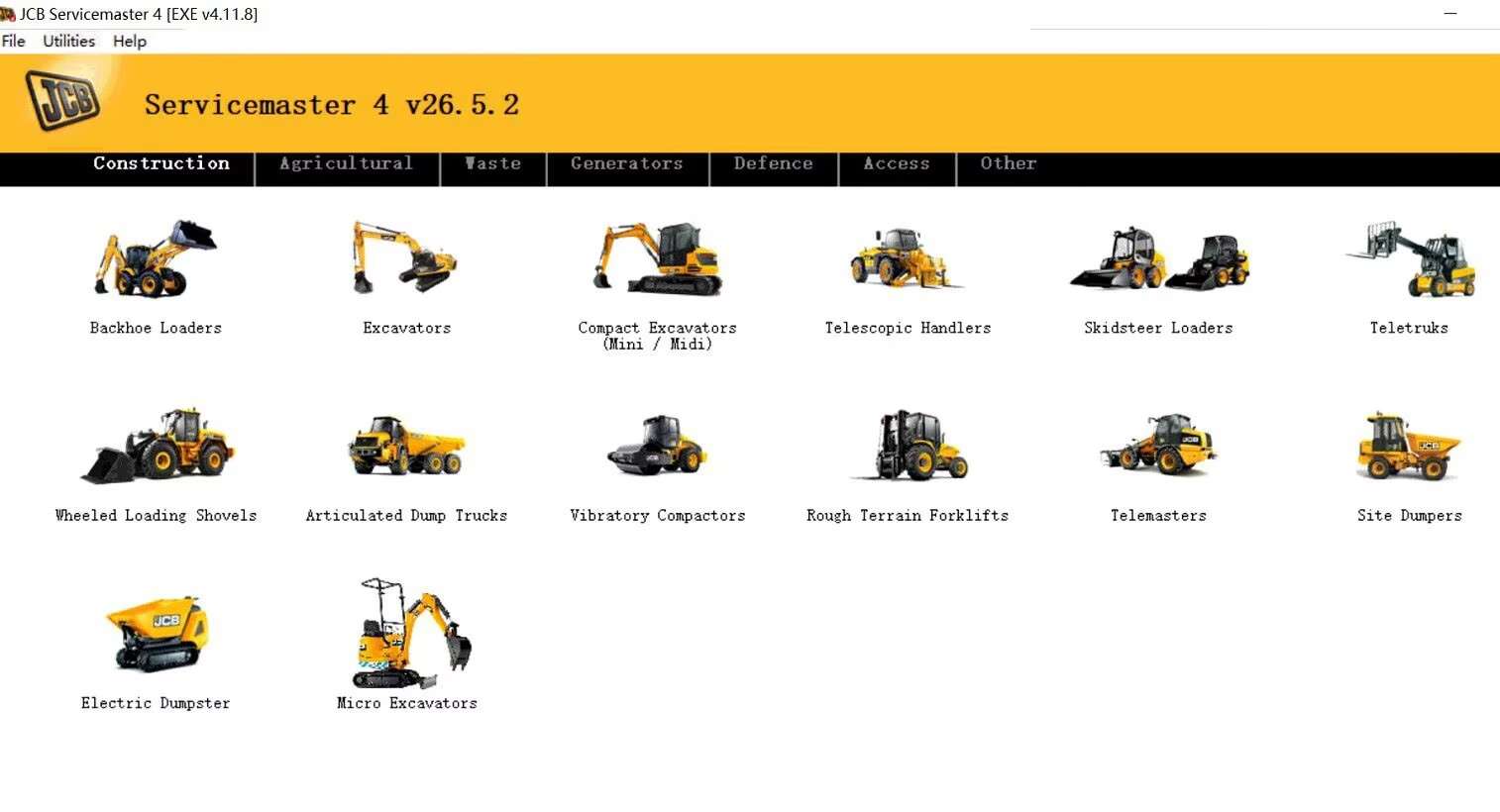 7301_P_1779875532880.jpg Newest JCB ServiceMaster 4 V26.05 Diagnostic Software 2026.05 – Image 1