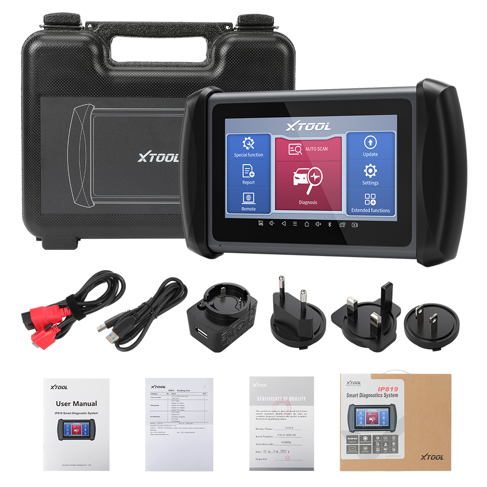 7311_P_1668158966550.png XTOOL IP819 Automotive Diagnostic Scan Tools ECU Coding 30+ Services Bi-Directional Controls Full Diagnostics - Image 1
