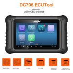OBDSTAR DC706 ECU Tool for Car and Motorcycle ECM & TCM & BODY & Clone by OBD or BENCH - Image 5
