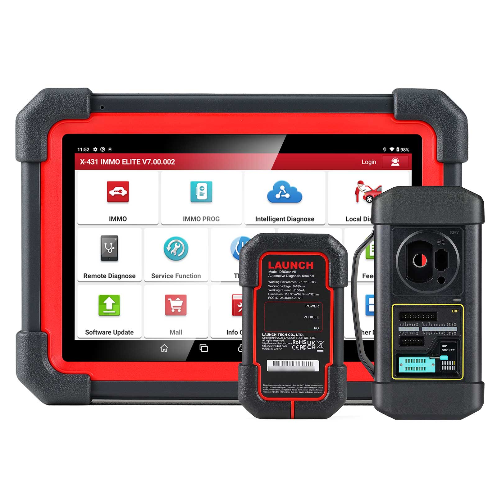 7322_P_1689762288136.jpg LAUNCH X431 IMMO Elite X-PROG 3 Key Programmer OBD2 Diagnostic Tools Anti-Theft Programming 39 Reset Auto Scanner - Image 1