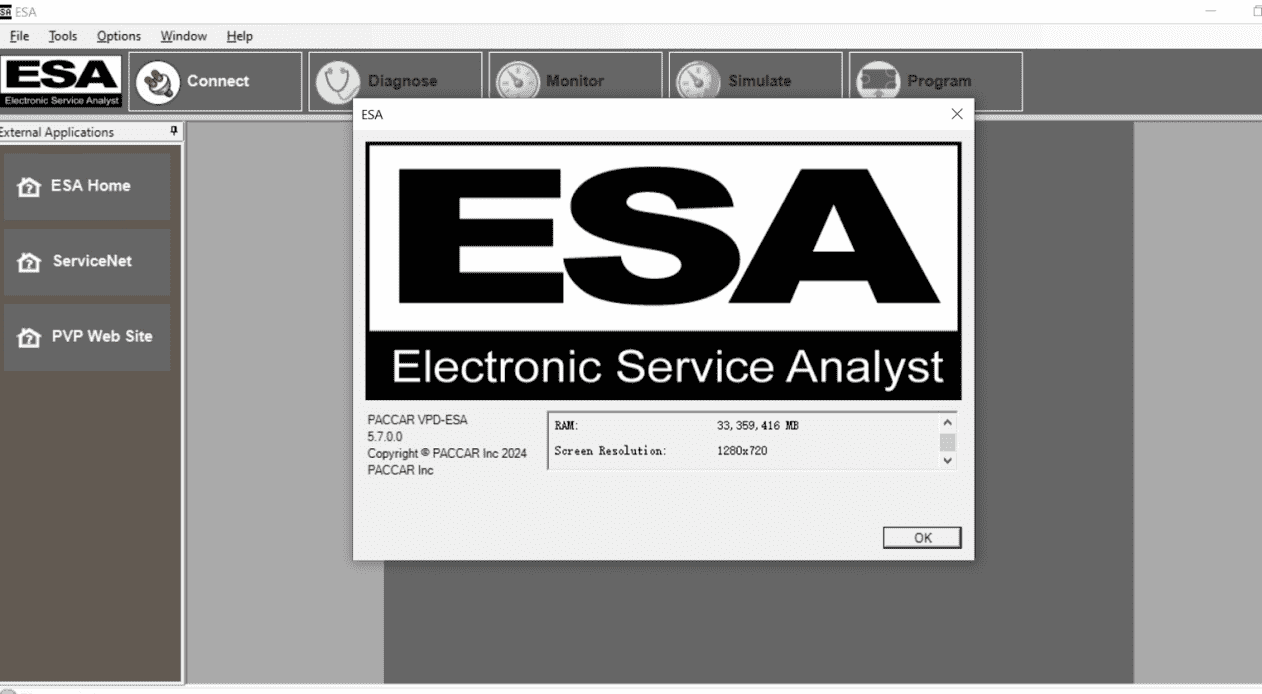 7324_P_1740392890719.png PACCAR ESA Electronic Service Analyst V5.7 With Generation 5 Files and SW Flash files 2025 - Image 1