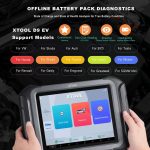 XTOOL D9EV Car Diagnostic Tools For Energy Vehicle For BYD For Tesla Automotive Scanner With Battery Pack Detection Topo - Image 8