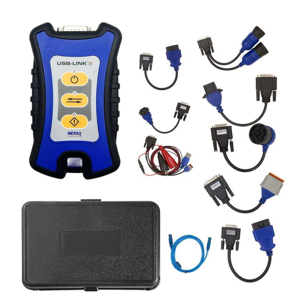 7378_P_1730794728566.jpg Nexiq USB Link 3 Bluetooth Heavy Duty Truck Diagnostic Tool with Diesel Software - Image 1