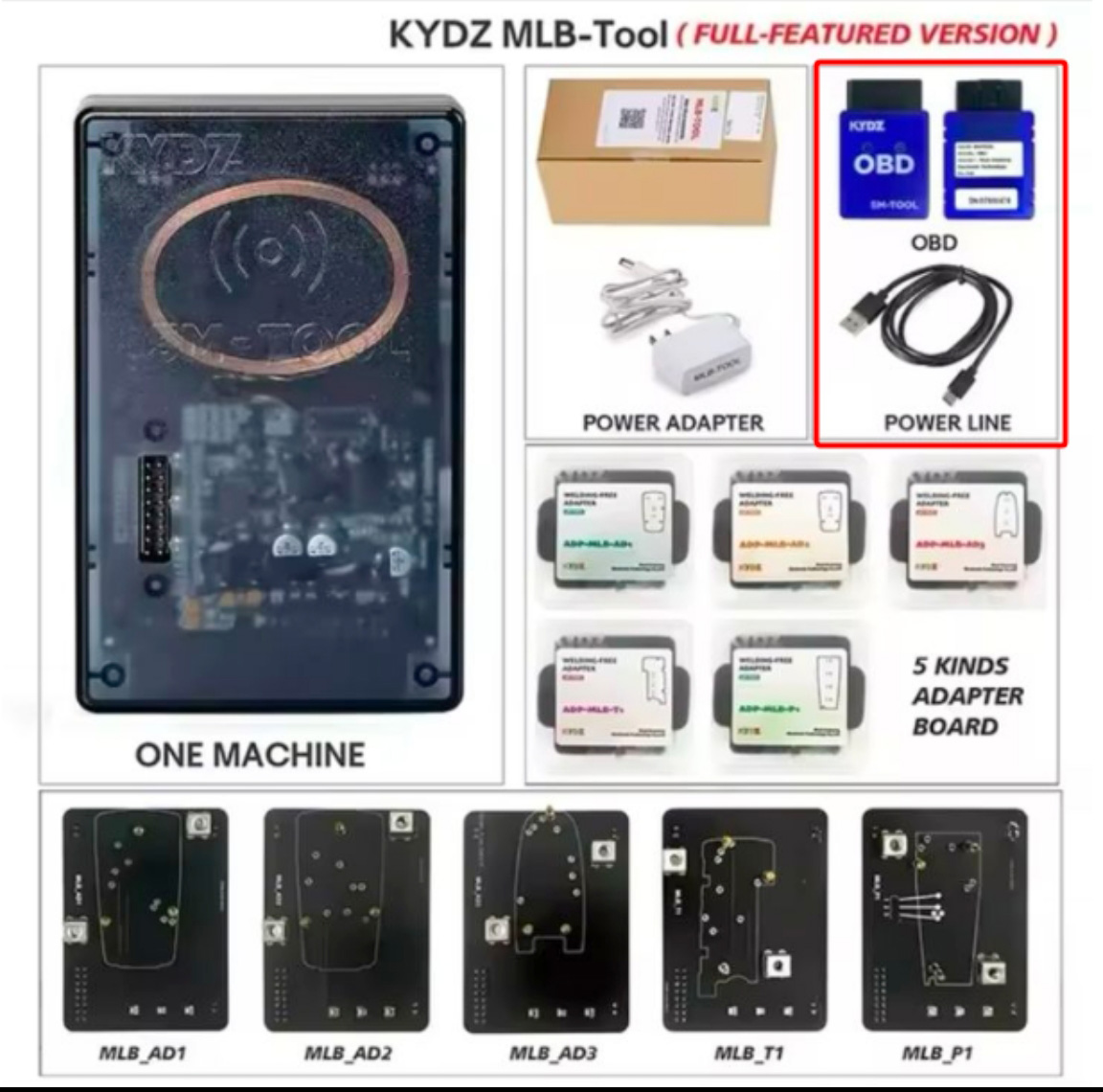 7384_P_1754041979609.jpg KYDZ MLB Tool Key Programmer for VW Audi Porsche Lamborghini Bentley Calculate MLB Data Generate Dealer Key with 3 Token - Image 1