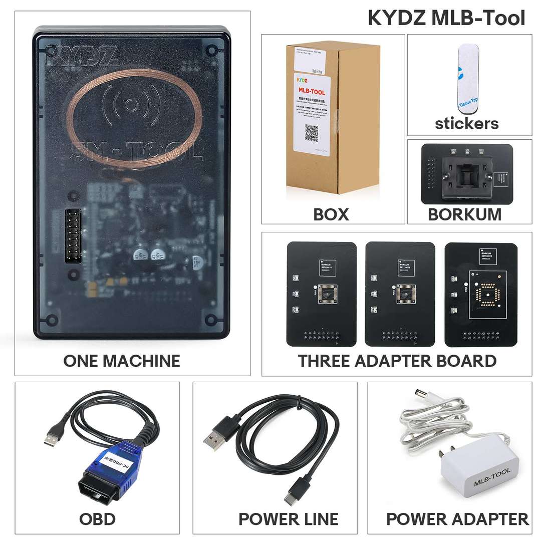 7385_P_1710412540586.jpg KYDZ MLB-Tool For Audi Volkswagen Porsche and Bentley + 3 Times Calculation Data+Bluetooth OBD Cable+Adapter - Image 1