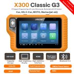 OBDSTAR X300 Classic G3 Key Programmer with Built-in CAN FD DoIP Supports Car, E-Car, HD, Motorcycle, Marine IMMO – Image 6