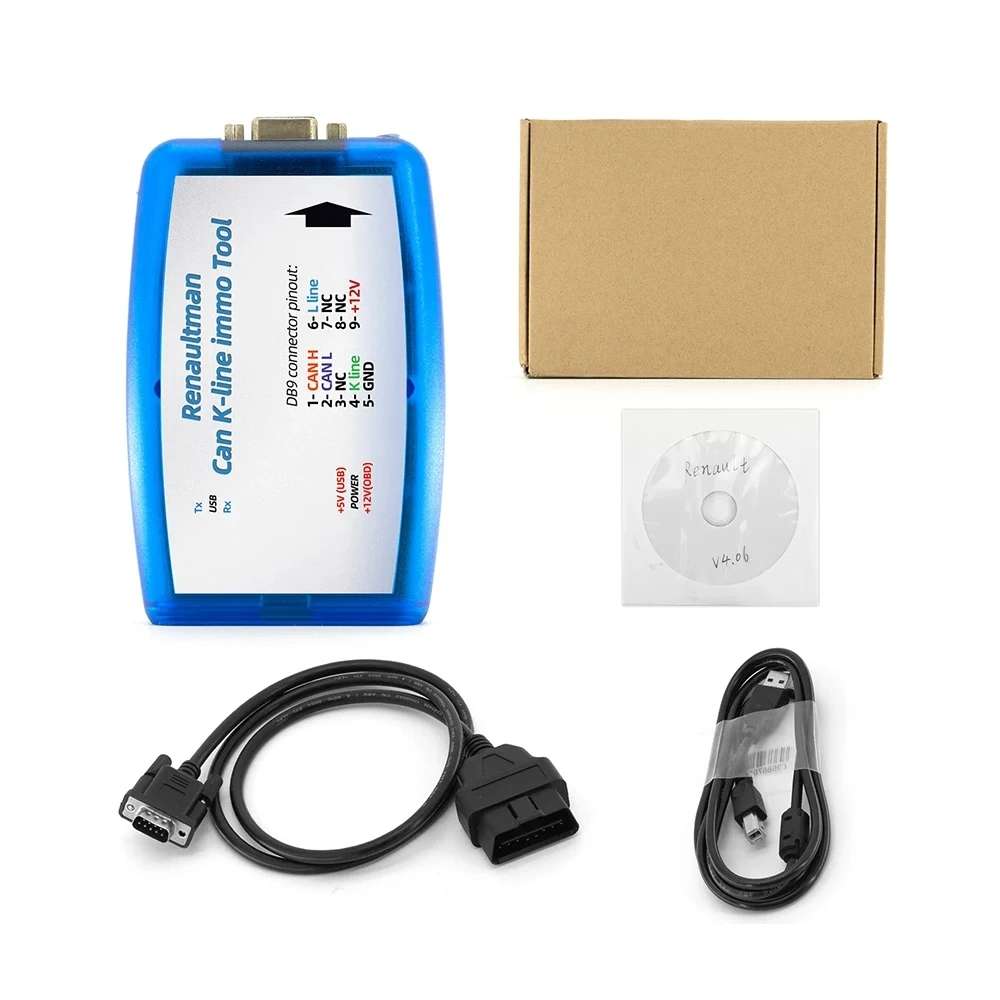 7406_P_1717473402822.jpg Renault ECU Tool RENAULT CAN K-line IMMO Tool V4.09 Support Read / Write EEPROM - Image 1