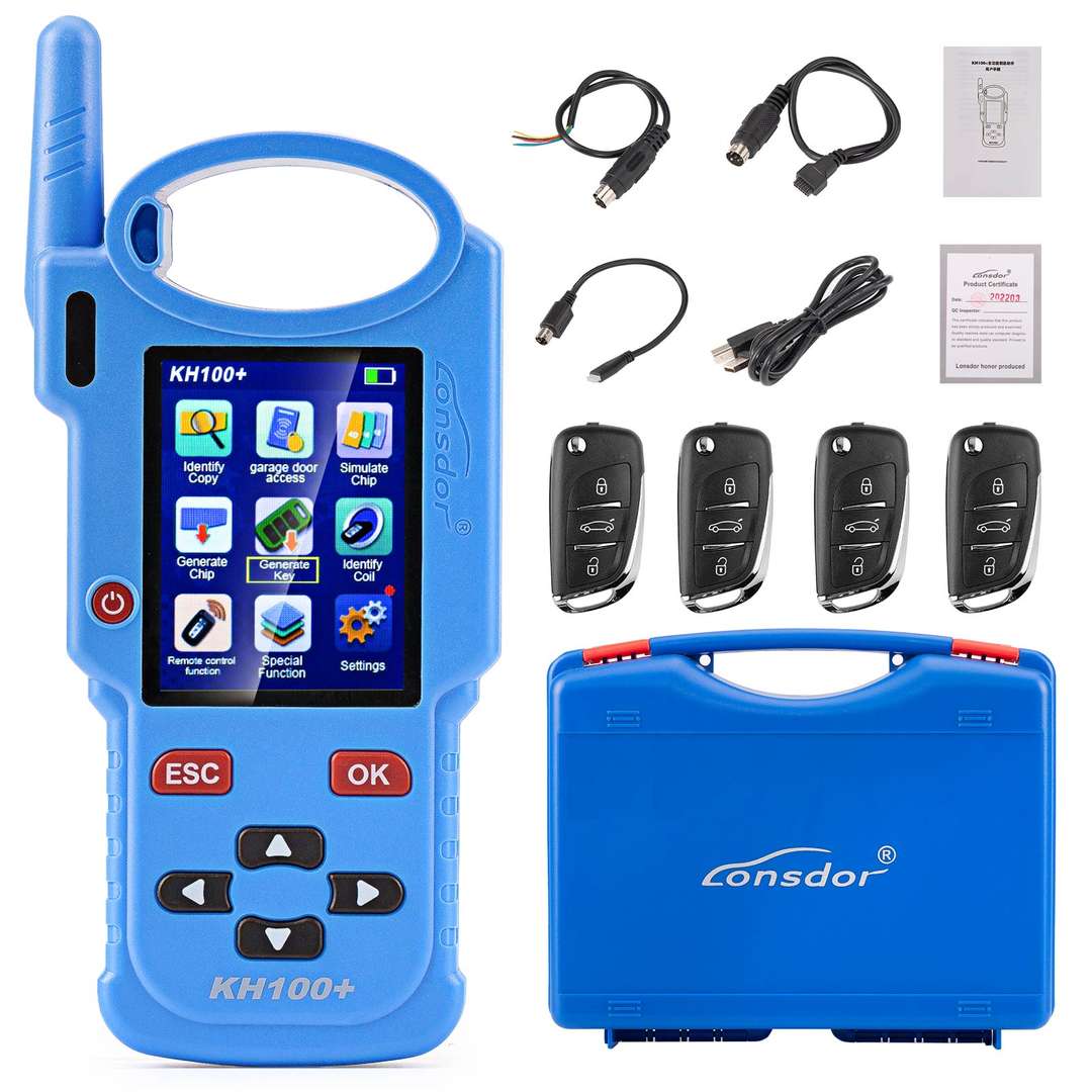 7453_P_1725007424543.jpg Lonsdor KH100+ Remote Maker Key Programmer Supports Indian TATA Mahindra Maruti Update Online - Image 1