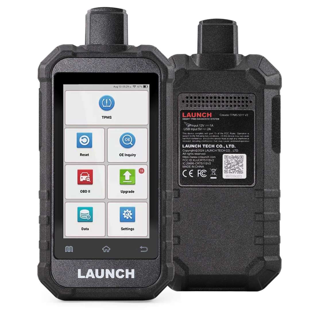 7476_P_1731313016387.jpg Launch Creader TPMS 5011 V2 TPMS Relearn Tool Activate 315/433MHZ Tire Pressure Sensors - Image 1