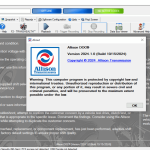 Allison DOC Premium V2024.11 Diagnostic Software with Gen 5 Data files and Programming