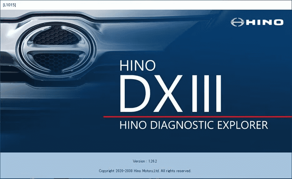 7498_P_1778483611241.png Hino Diagnostic Explorer 3 (Hino DX3 v1.26.2) 2026.04 Diagnostic Software - Image 1