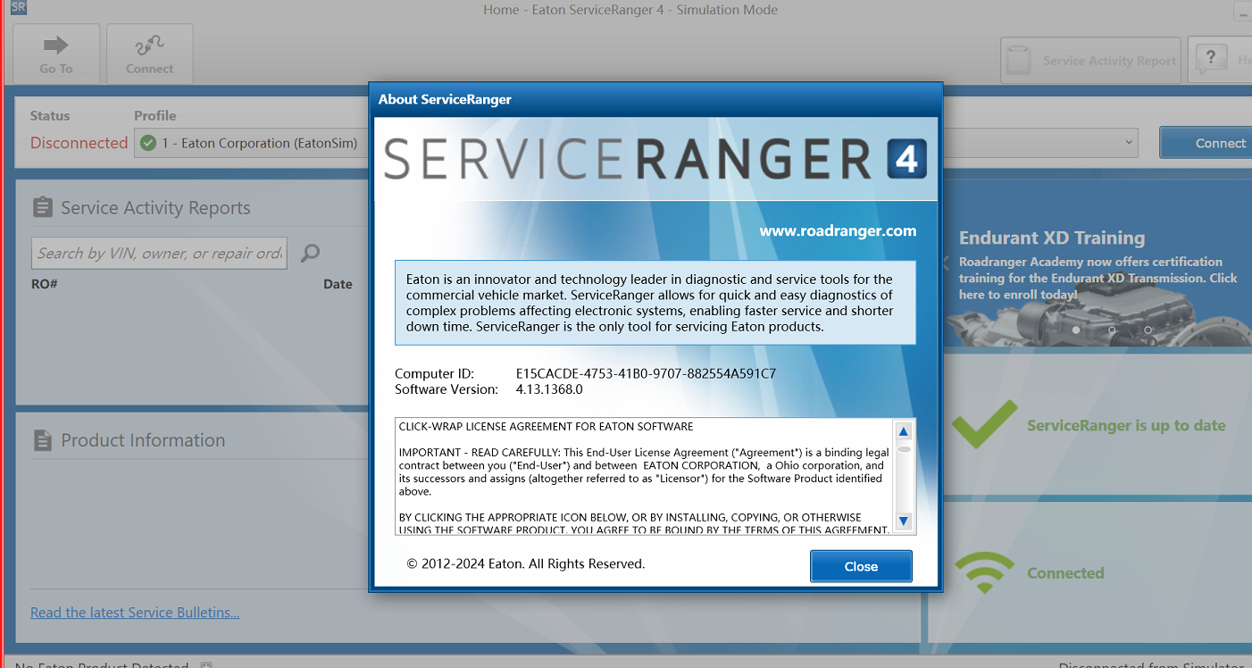 7541_P_1755679681328.png 2025 Eaton Service Ranger 4.13 Engineering – Image 1