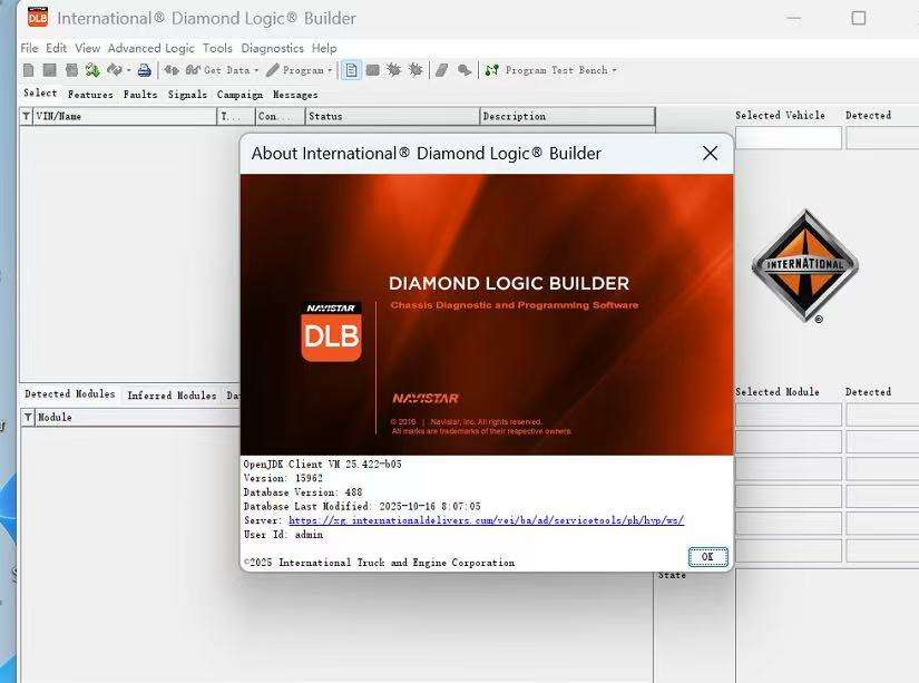 7552_P_1763104256880.jpg International Diamond Logic Builder (DLB)10.2025 Diagnostic Software by Navistar - Image 1