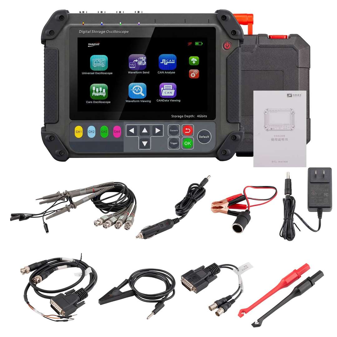 7570_P_1767780201529.jpg DIAGXT T80 Universal Oscilloscope,Automotive Oscilloscope,Store, Parse, Modify, Send CAN Bus Data with 4G Memory - Image 1