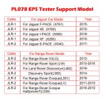 WOYO PL078 EPS Tester For Land Rover For Jaguar Steering Wheel Motor Detector On Bench CAN BUS Data Simulator - Image 5
